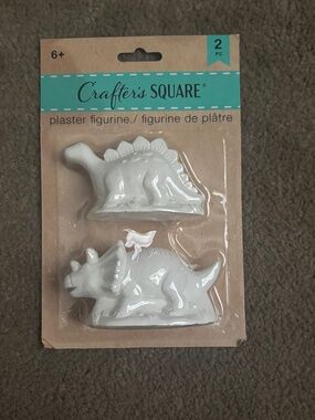 Diy craft kit! Dinosaur painting gift, small plaster statues